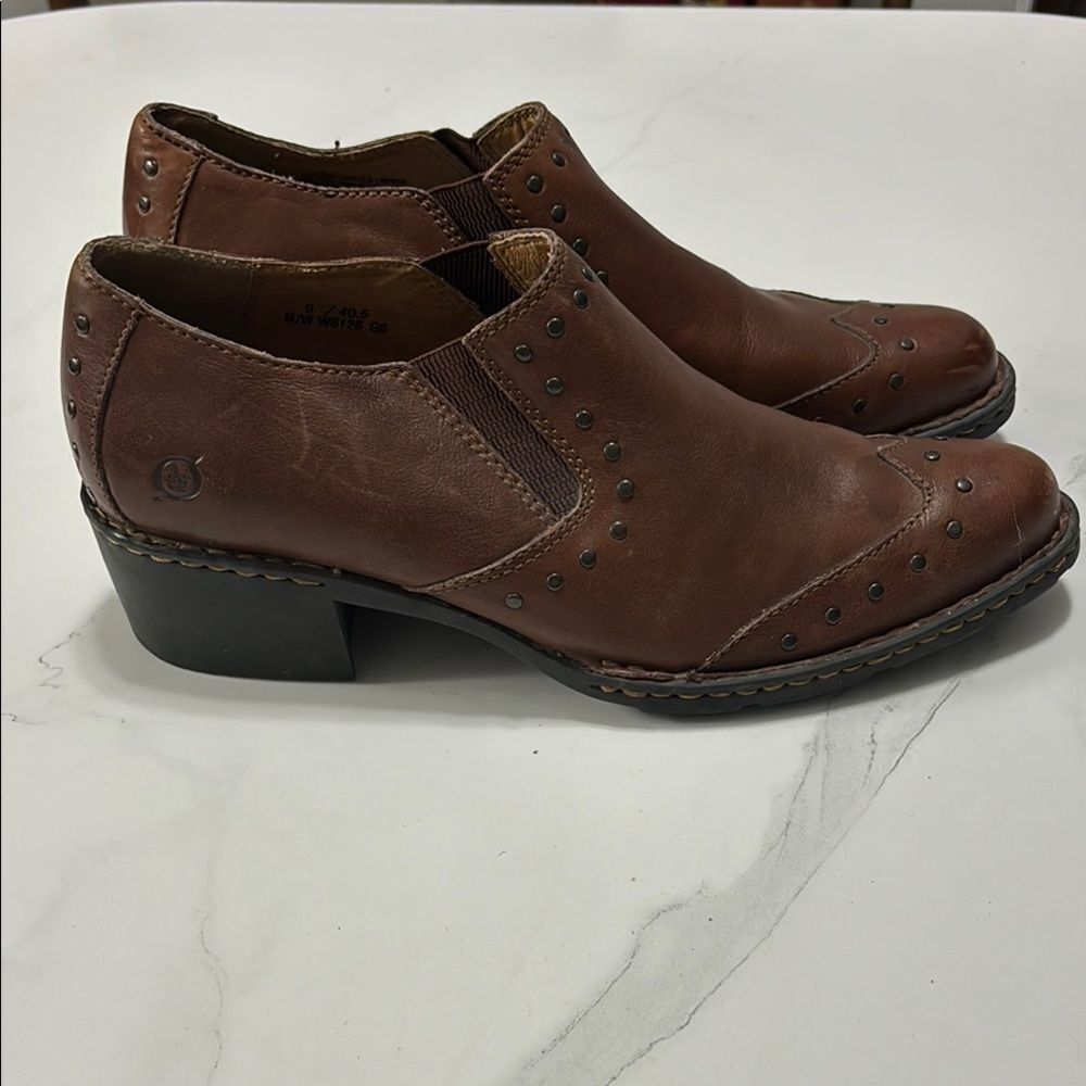 Born Leather Slip-On Shoes - Picture 2 of 5